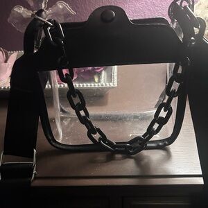 See through/clear crossbody bag